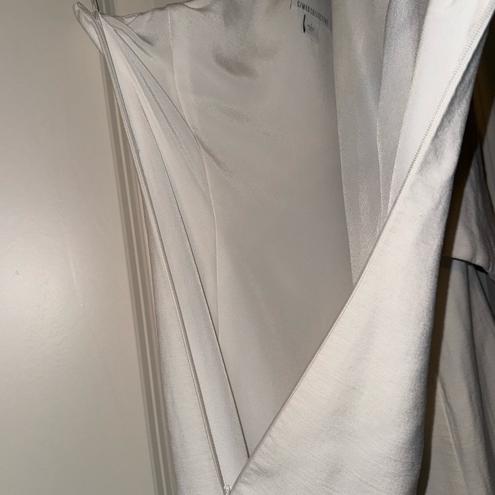 C/MEO White bow midi bride dress size‎ small - Picture 8 of 8